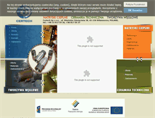 Tablet Screenshot of certech.pl